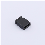 2.54mm Short Circuit Cap/Jumper Cap, Closed Top, KH-2.54TXM-BK-H6.5